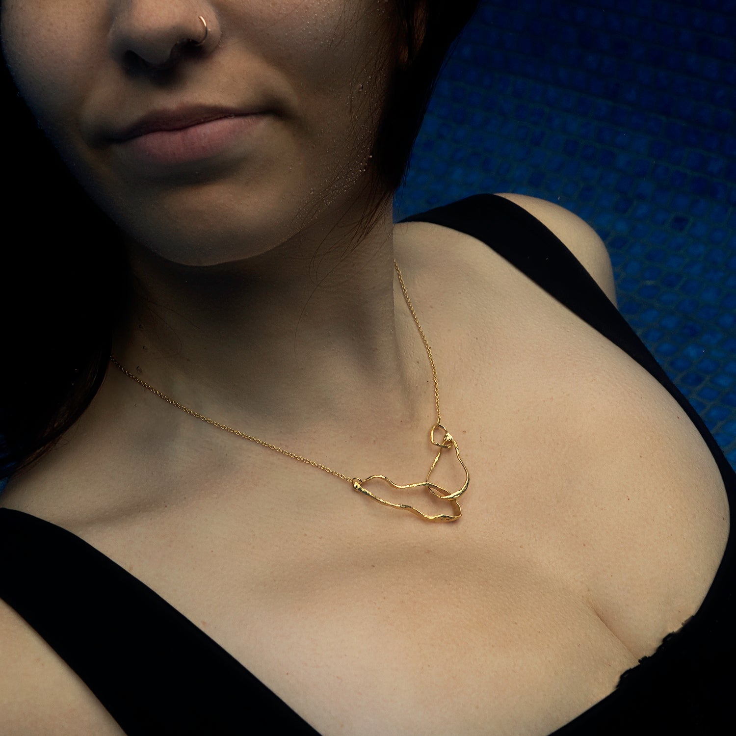Water Trio Necklace | Handmade Hawaii Fine Jewelry | Alohi Kai