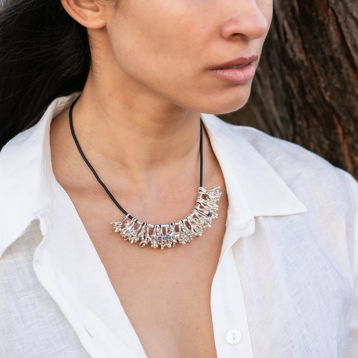 Pohaku Puna Coral Reef Statement Necklace