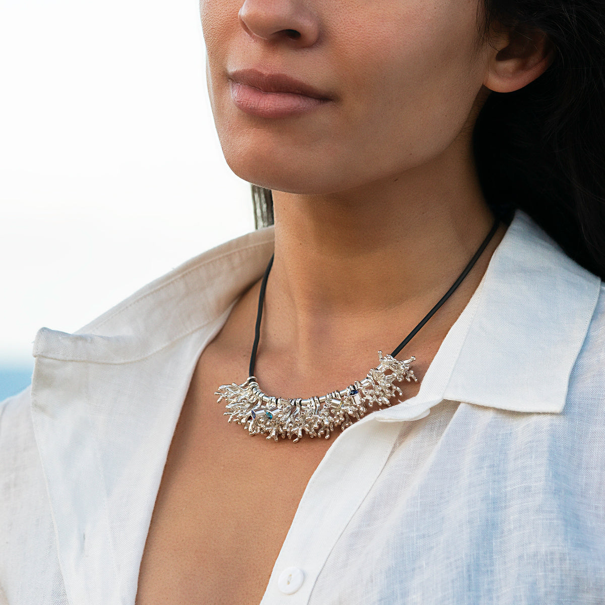 Pohaku Puna Coral Reef Statement Necklace