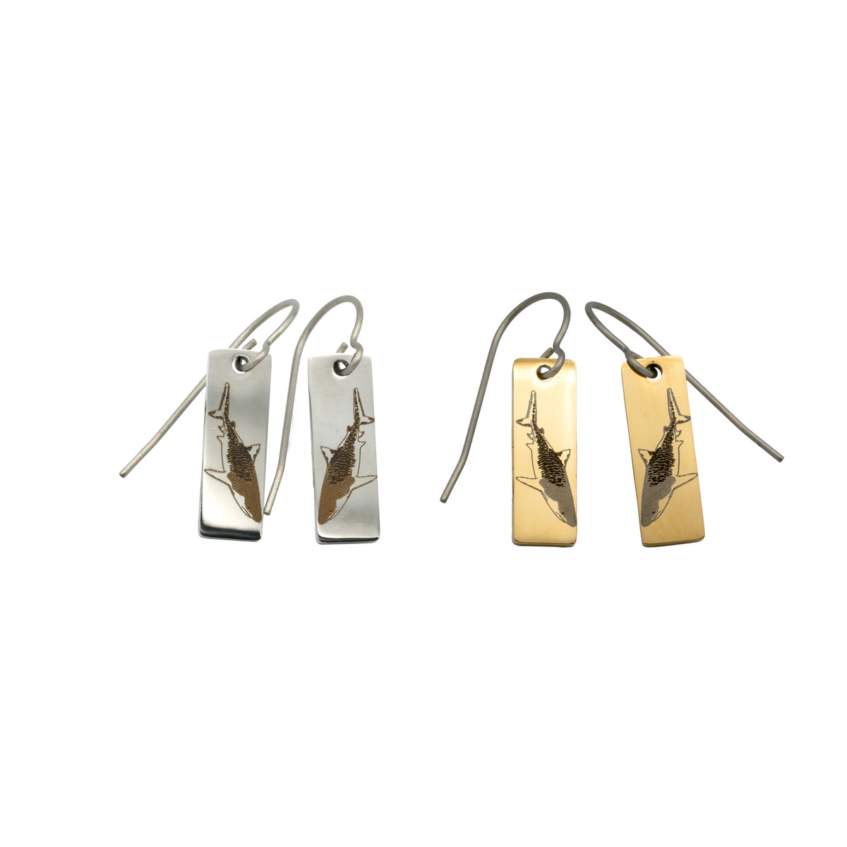 Salt & Steel - Drop Earrings