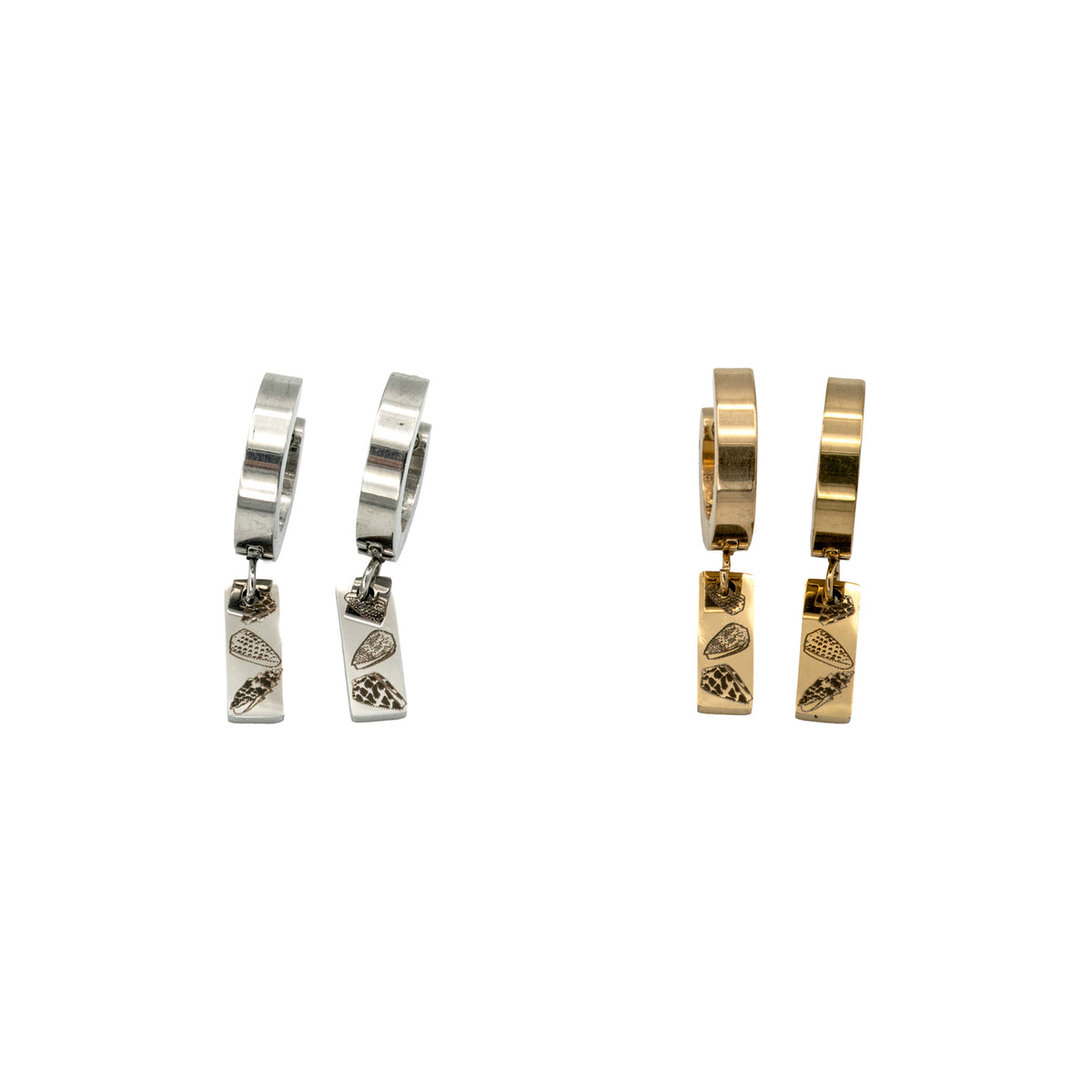 Salt & Steel - Hoop Earrings