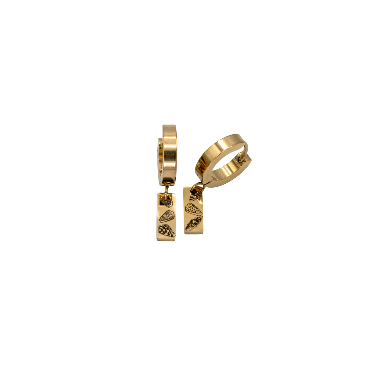 Salt & Steel - Hoop Earrings