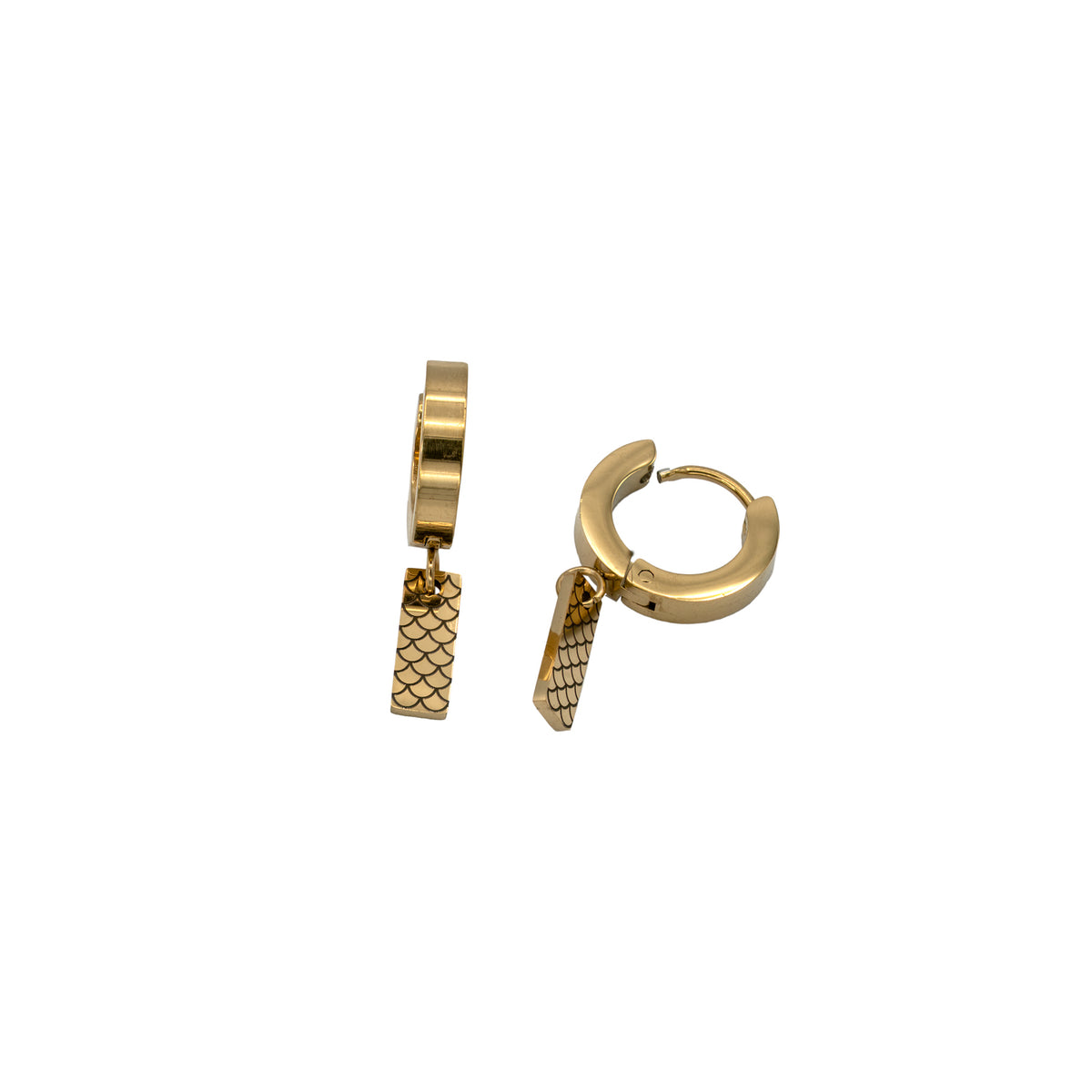Salt & Steel - Hoop Earrings