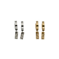 Salt & Steel - Hoop Earrings