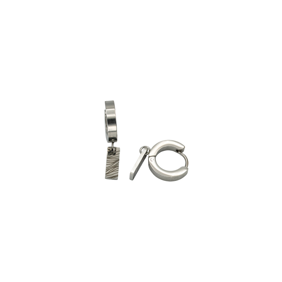 Salt & Steel - Hoop Earrings