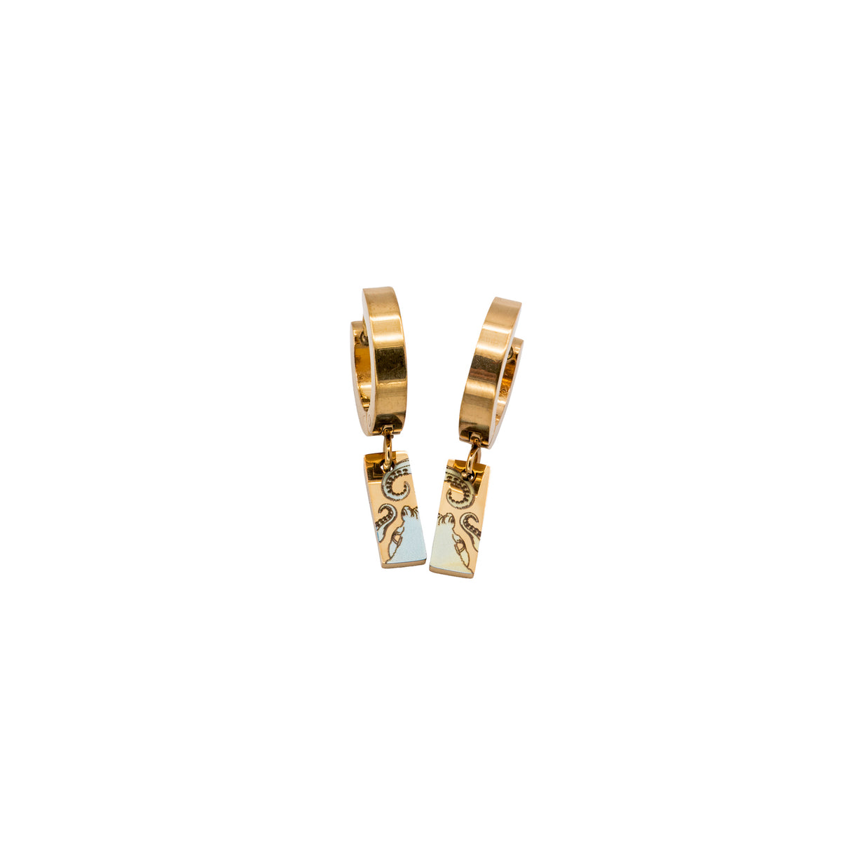 Salt & Steel - Hoop Earrings