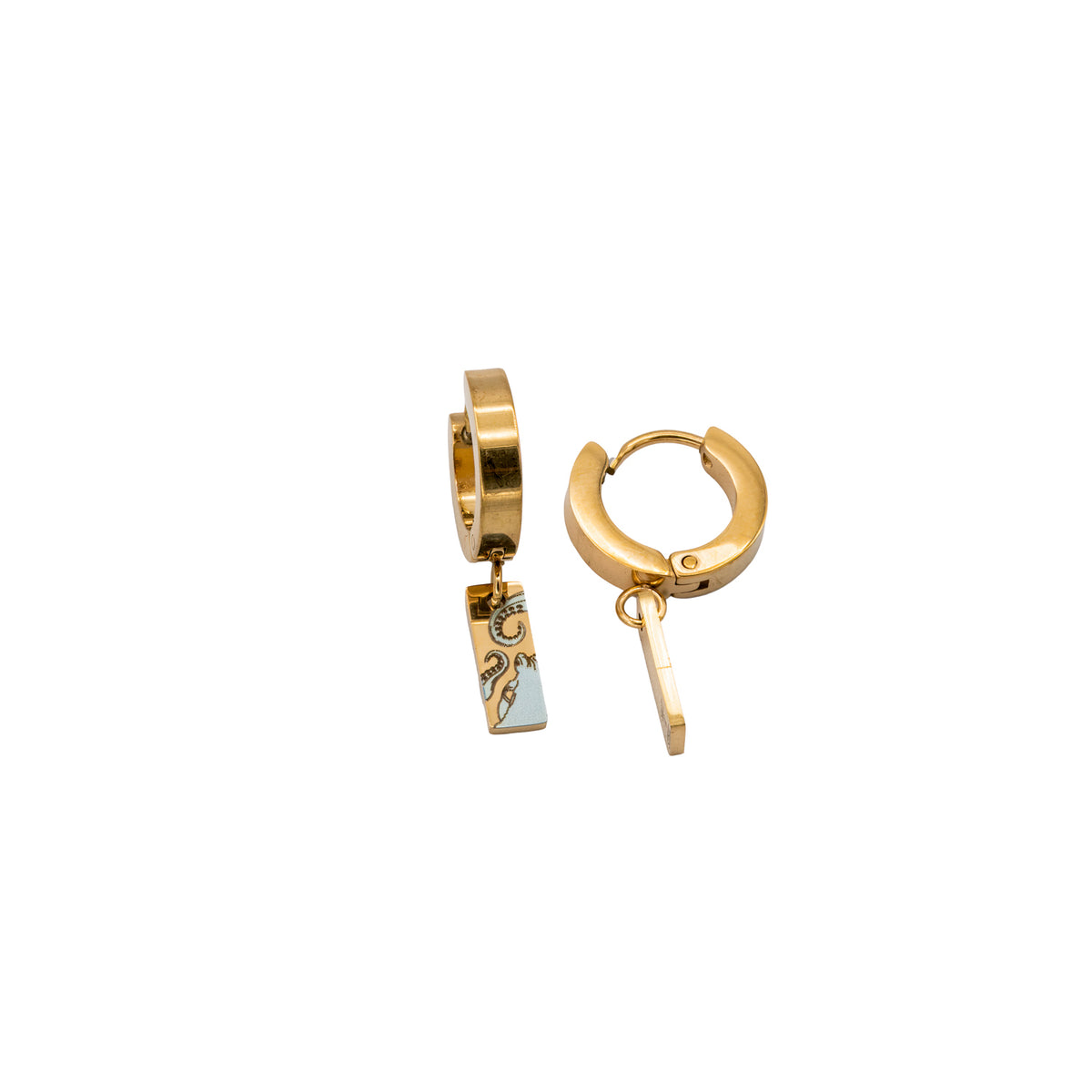 Salt & Steel - Hoop Earrings