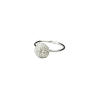 Tiny Mushroom Coral Stacker Ring