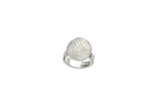 AK Mushroom coral chunky ring top