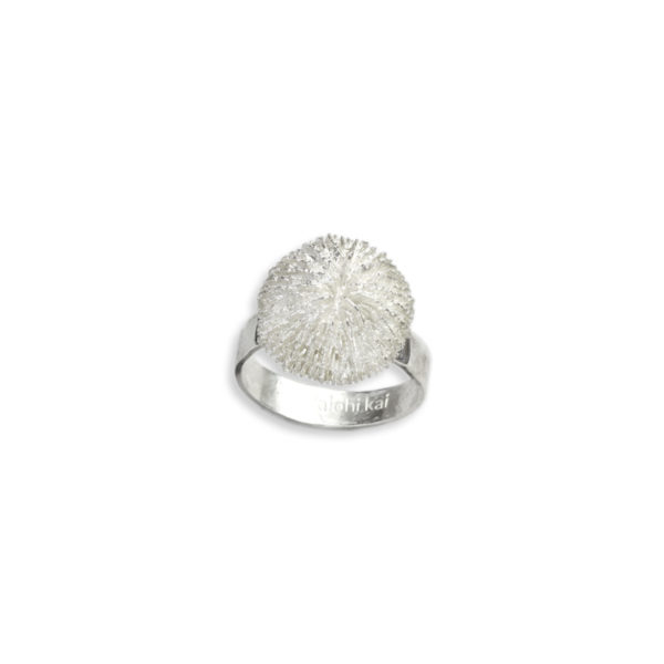 AK Mushroom coral chunky ring top