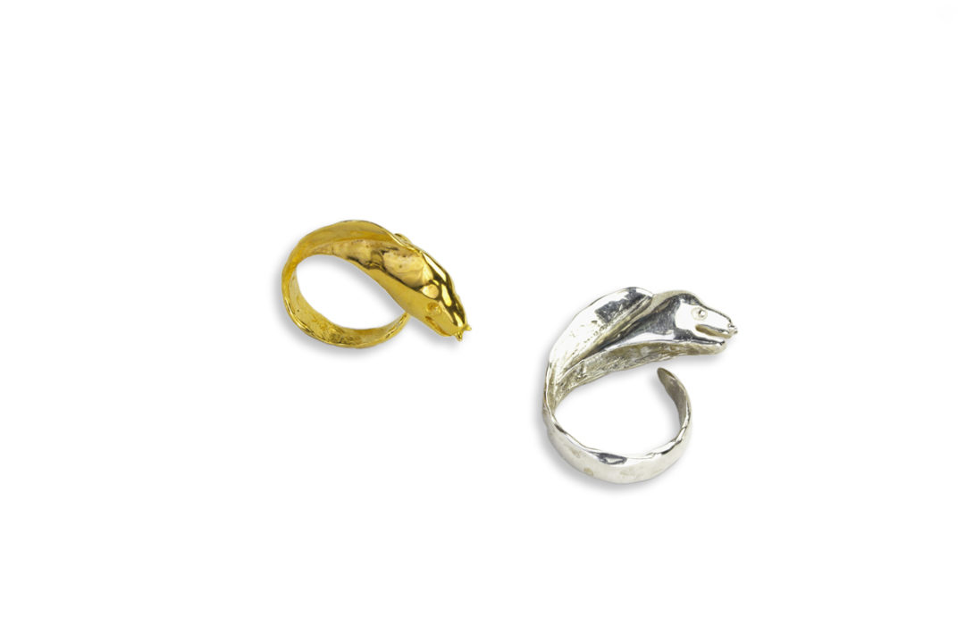 Dwarf Moray Eel Adjustable Ring - Alohi Kai Jewelry