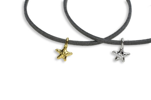 Hohonu adj bracelet knobby sea star close grey