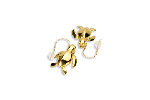 AK honu iki gold earrings II
