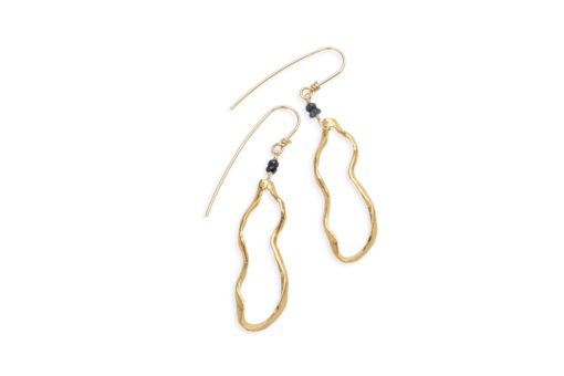 AK Ola Wai long earrings Gold 2