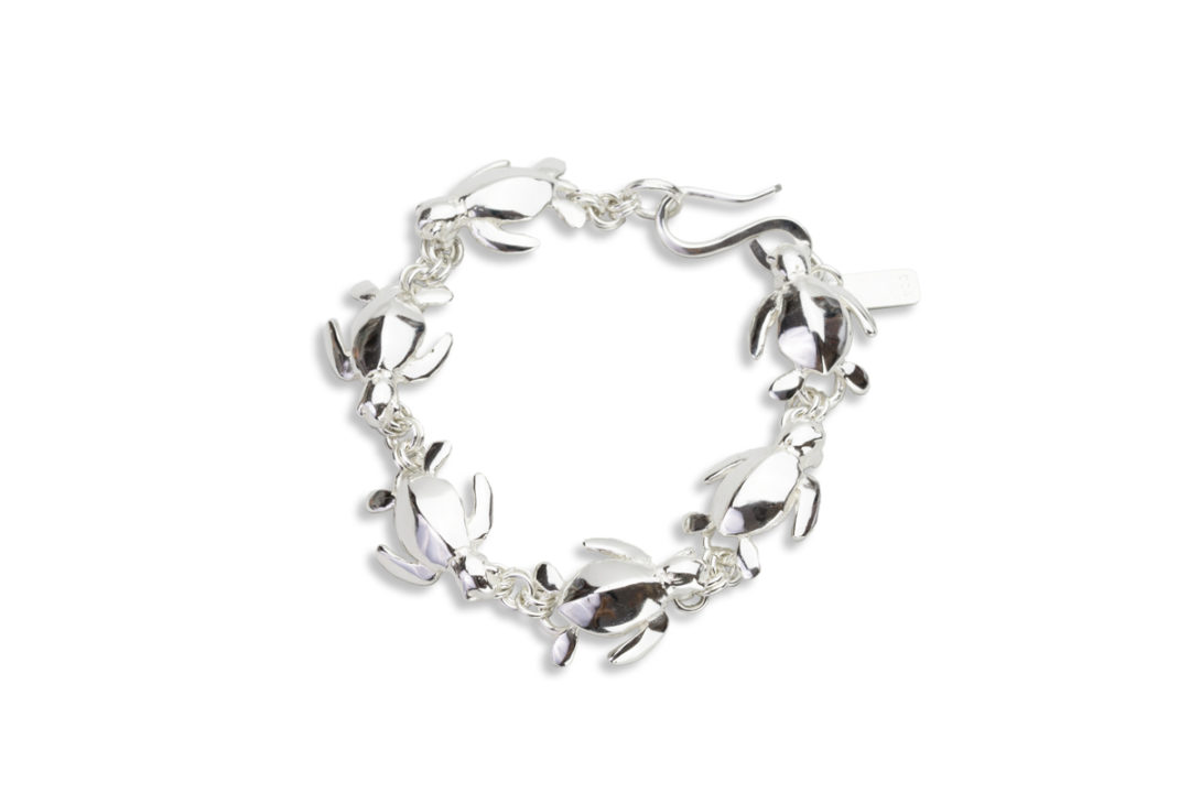 Honu Iki Turtle Chain Bracelet - Alohi Kai Jewelry