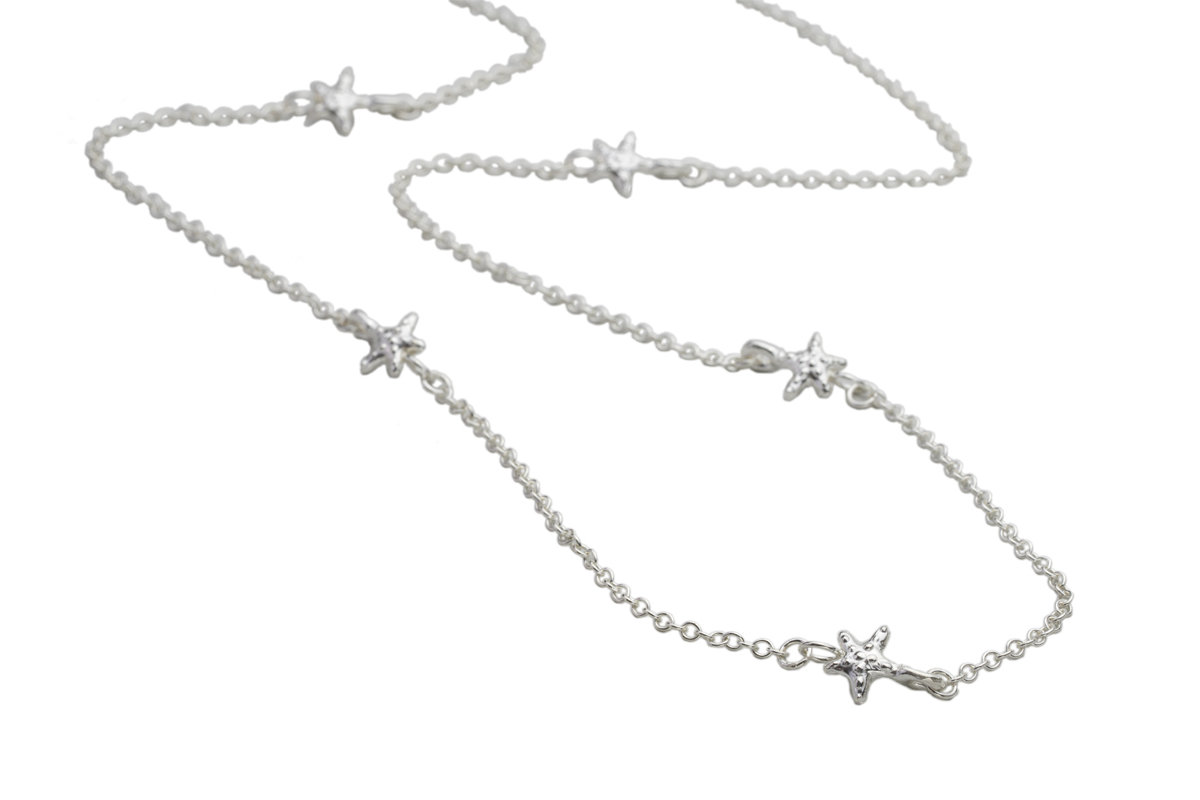 Long Sea Star Chain - Alohi Kai Jewelry