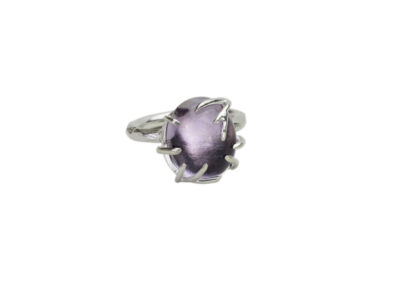 Amethyst Coral Branches Cocktail Ring