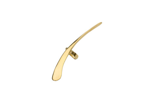 large thresher ear cuff, gold 1