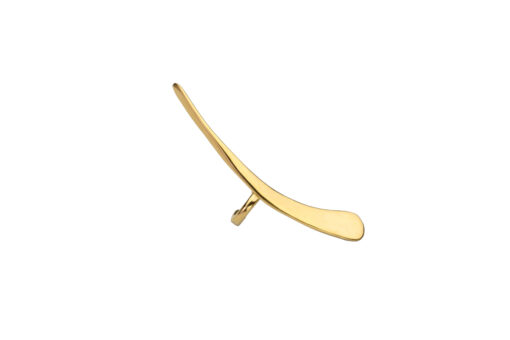 large thresher ear cuff, gold II