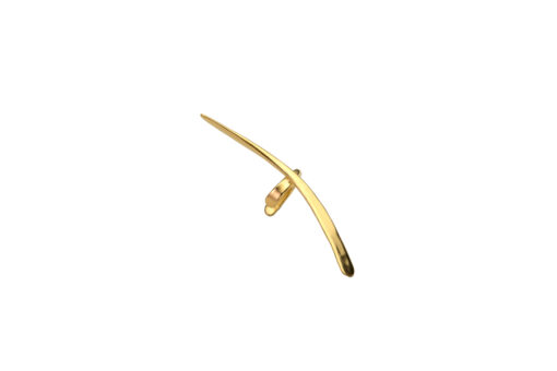 Medium thresher ear cuff, gold II