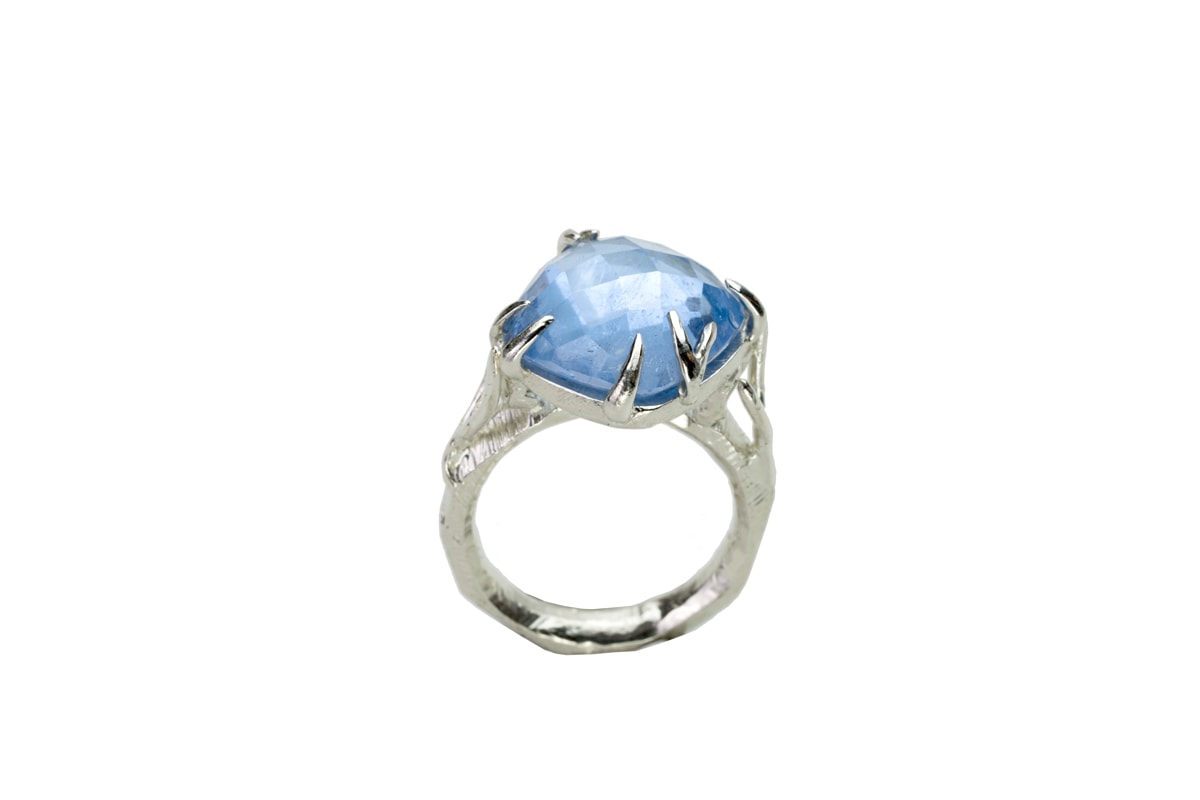 AK Blue beryl ring up