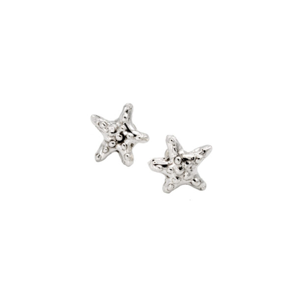 AK sea star post earrings 2
