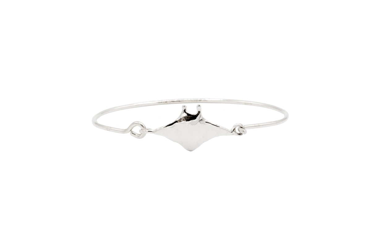 Soaring Manta Solo Link Bracelet - Alohi Kai Jewelry