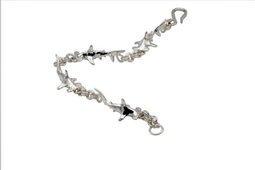 Great hammerhead shark link bracelet whole