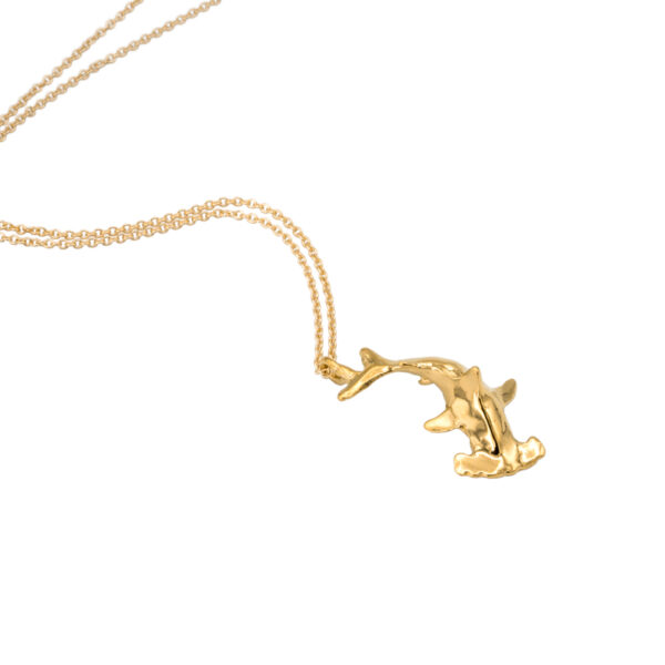 Alohi Kai scalloped hammerhead necklace - gold