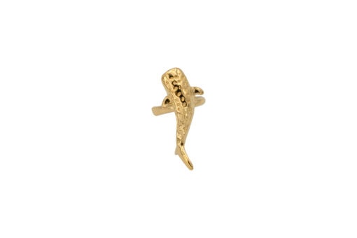 Alohi Kai whale shark gold ear cuff